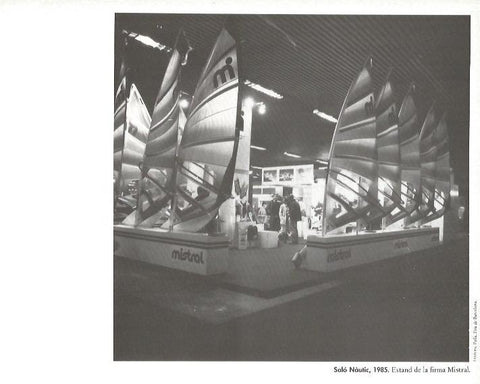 LAMINA V02520: Salon Nautico 1985. Estand Mistral