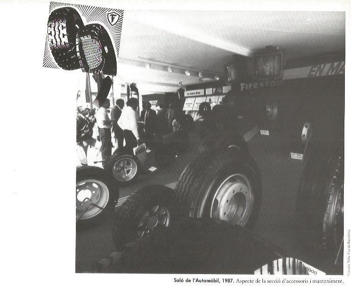 LAMINA V02522: Salon del Automovil 1987. Seccion de accesorios y mantenimiento