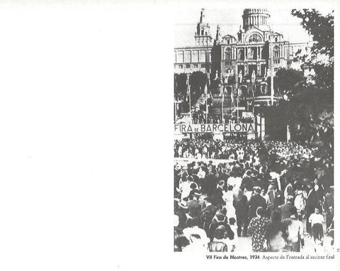 LAMINA V02435: VII Fira de Mostres 1934. Entrada al recinto ferial
