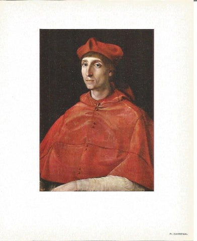 LAMINA V02115: El Cardenal por R. Sanzio da Urbino