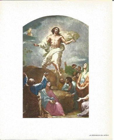 LAMINA V02117: La Ascencion del Señor por F. Bayeu