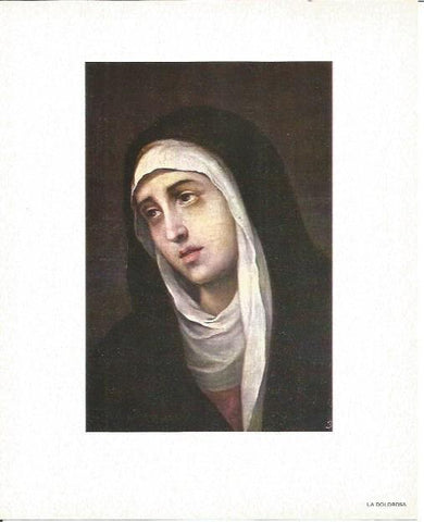 LAMINA V02124: La Dolorosa por Murillo