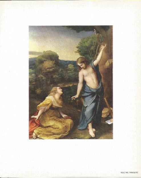 LAMINA V02114: Noli me tangare por A. Allegri da Correggio