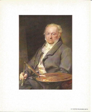 LAMINA V02113: El pintor Francisco de Goya por V. Lopez Portaña