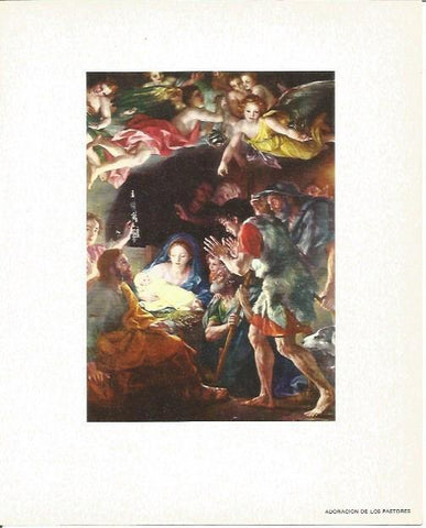 LAMINA V02086: Adoracion de los Pastores por A. Rafael Mengs