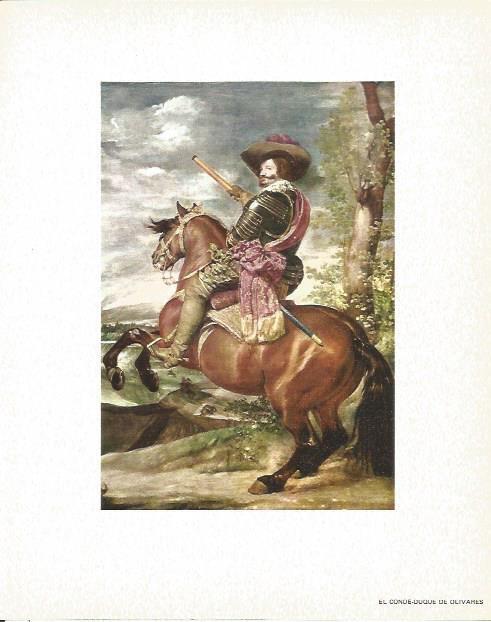 LAMINA V02087: El Conde Duque de Olivares por Velazquez