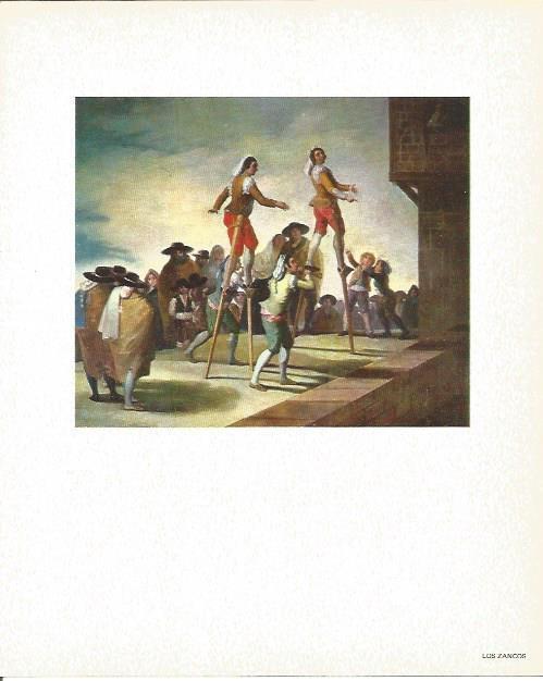LAMINA V02106: Los zancos por Goya
