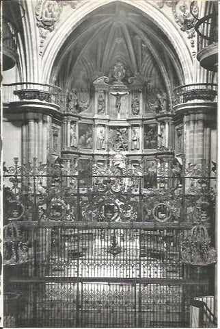 LAMINA V02084: Caceres. Interior iglesia del Monasterio de Guadalupe