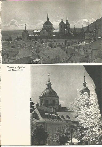 LAMINA V01999: El Escorial. Torres y cupulas del Monasterio
