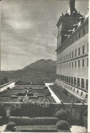 LAMINA V02002: El Escorial. Jardin de los Frailes