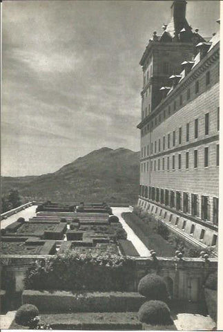 LAMINA V02002: El Escorial. Jardin de los Frailes