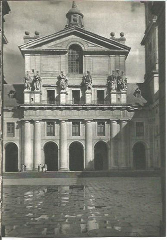 LAMINA V02004: El Escorial. Portico de la iglesia