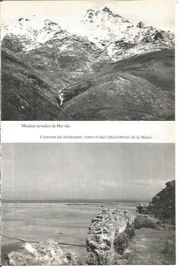 LAMINA V02019: Caceres. Montes nevados de Hervas y Llanuras en Navalmoral de la Mata