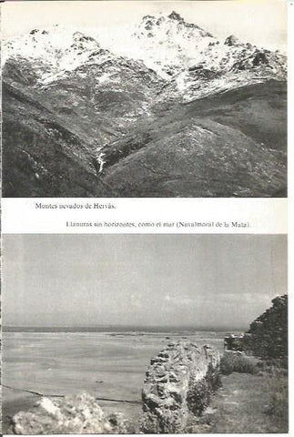 LAMINA V02019: Caceres. Montes nevados de Hervas y Llanuras en Navalmoral de la Mata
