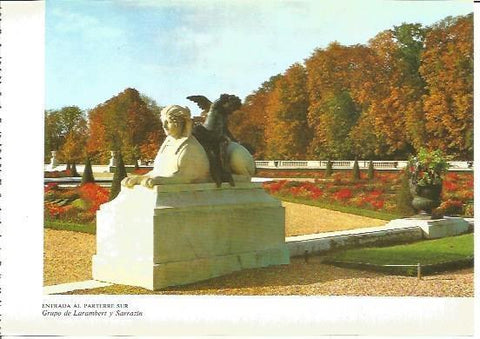 LAMINA V01988: Versalles. Entrada al parterre sur