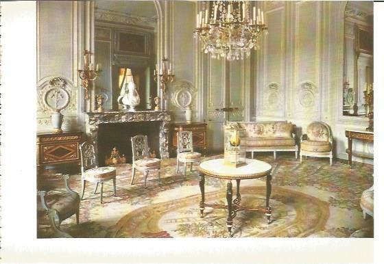 LAMINA V01993: Versalles. Gran salon del pequeño trianon