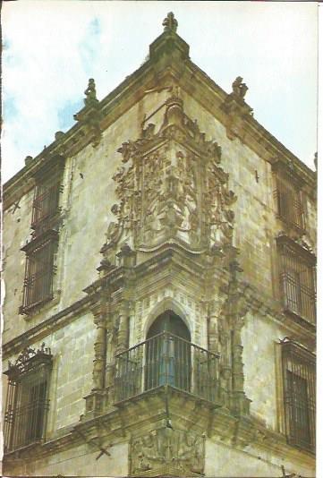 LAMINA V02076: Caceres. Balcon de la esquina del Palacio de la Conquista 