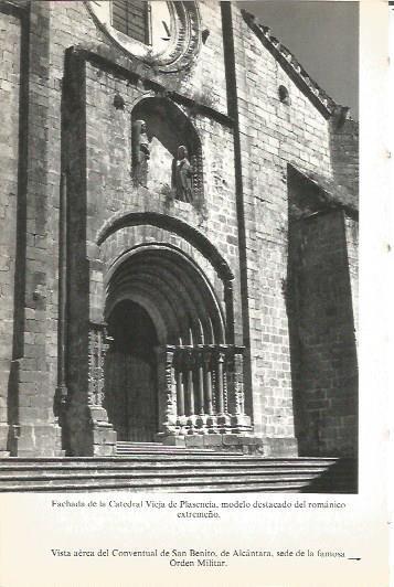LAMINA V02031: Caceres. Fachada Catedral Vieja de Plasencia