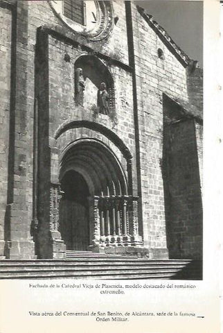 LAMINA V02031: Caceres. Fachada Catedral Vieja de Plasencia