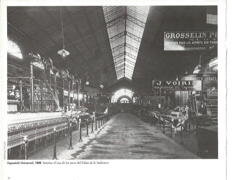 LAMINA V02352: Exposicio Universal 1888. Naves del Palacio de Industria