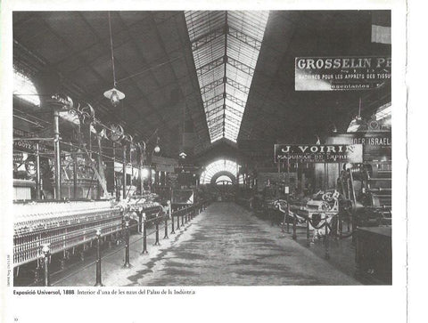 LAMINA V02352: Exposicio Universal 1888. Naves del Palacio de Industria