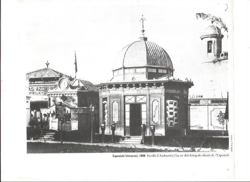 LAMINA V02355: Exposicio Universal 1888. Pavellon Audouard y Cia
