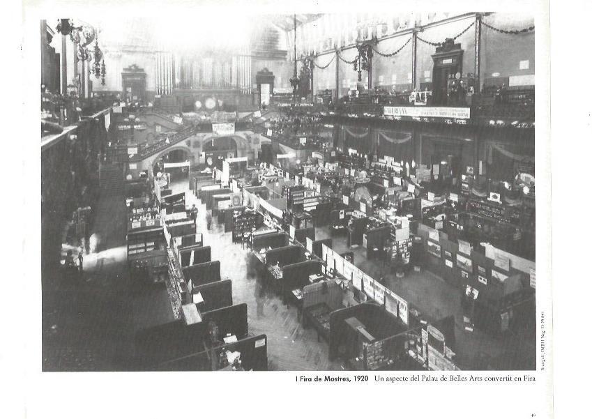 LAMINA V02361: I Fira de Mostres 1920. Palacio de Bellas Artes