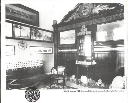 LAMINA V02362: I Fira de Mostres 1920. Caseta de la Compañía General de Asfaltos y Portland Asland