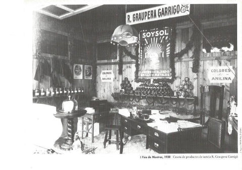 LAMINA V02365: I Fira de Mostres 1920. Estand La Industria Lechera