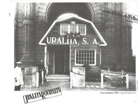 LAMINA V02369: I Fira de Mostres 1920. Caseta Uralita, SA