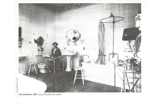 LAMINA V02370: I Fira de Mostres 1920. Caseta de una firma de sanitarios