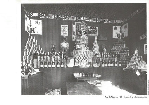 LAMINA V02371: I Fira de Mostres 1920. Estand de productos ingleses