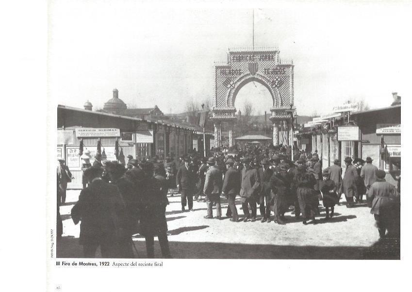 LAMINA V02375: III Fira de Mostres 1922. Recinto ferial