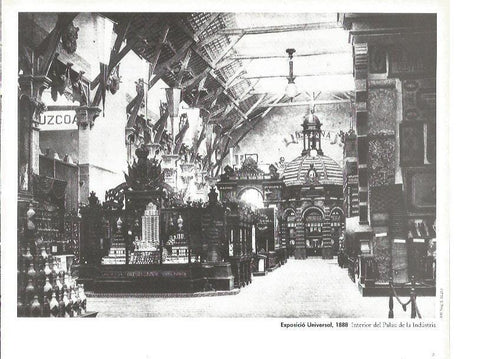 LAMINA V02348: Exposicio Universal 1888. Estands en el Palacio de Industria
