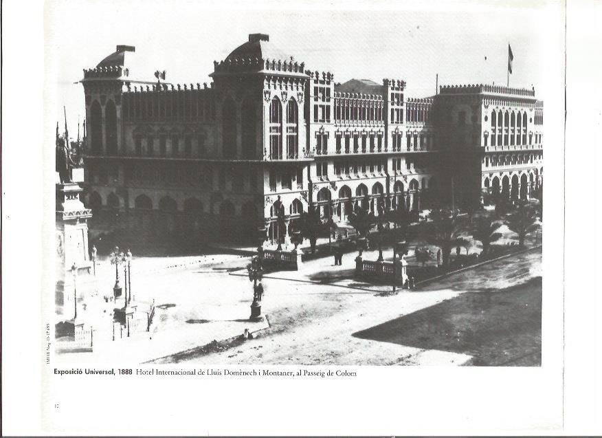 LAMINA V02342: Exposicio Universal 1888. Hotel Internacional de Domenech i Montaner