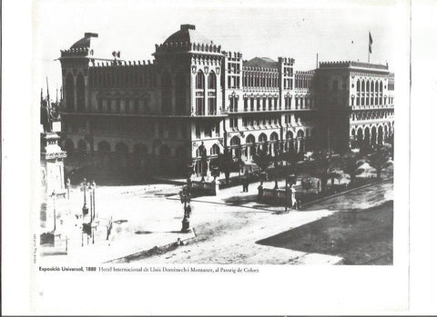 LAMINA V02342: Exposicio Universal 1888. Hotel Internacional de Domenech i Montaner