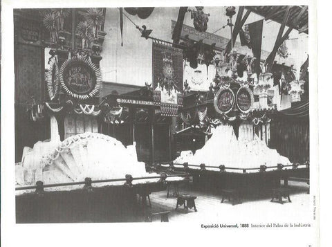 LAMINA V02347: Exposicio Universal 1888. Vista interior Palacio de Industria