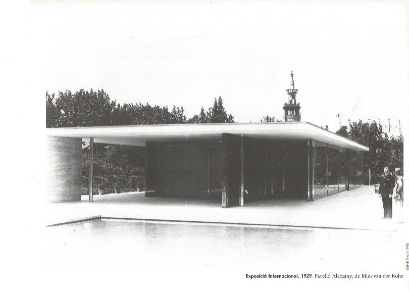 LAMINA V02411: Exposicio Internacional 1929. Pabellon aleman por Mies van del Rohe
