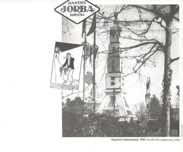 LAMINA V02417: Exposicio Internacional 1929. Pabelllon de Almacenes Jorba