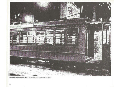 LAMINA V02421: Exposicio Internacional 1929. Tranvia de la epoca