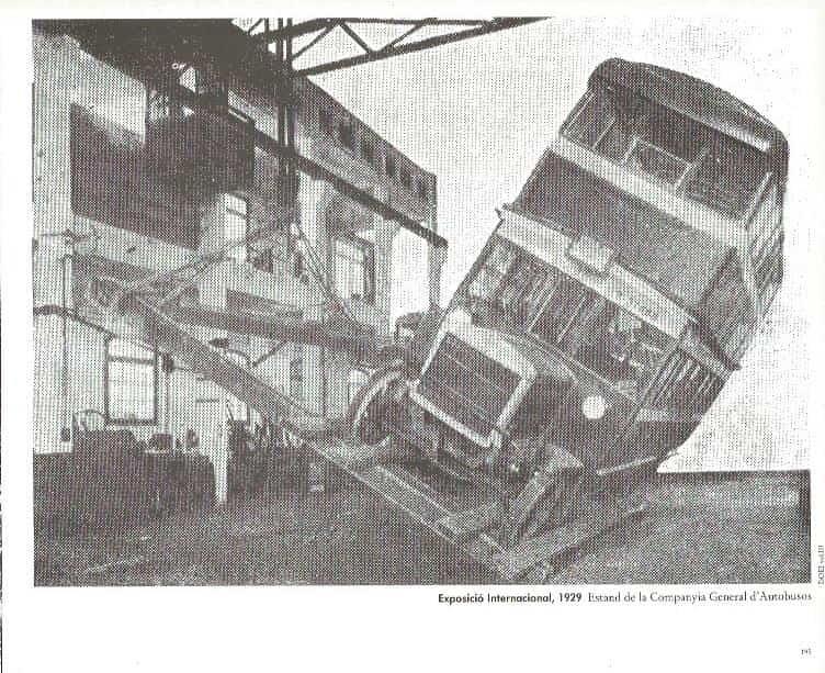 LAMINA V02426: Exposicio Internacional 1929. Estand Compañía General de Autobuses