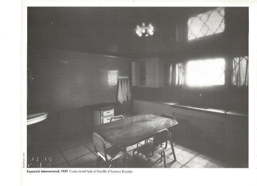 LAMINA V02427: Exposicio Internacional 1929. Cocina en el Pabellon de Artistas Reunidos
