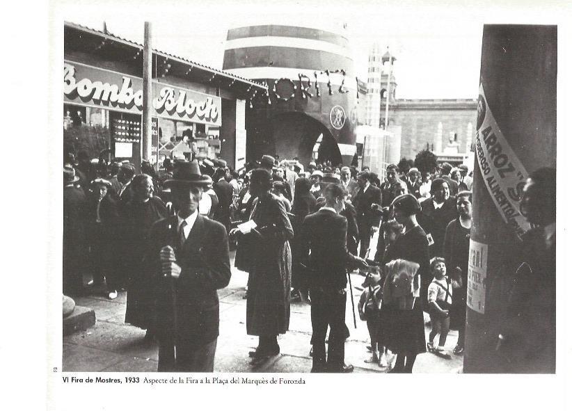 LAMINA V02431: VI Fira de Mostres 1933. Plaça del Marques de Foronda