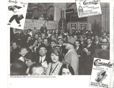 LAMINA V02432: VI Fira de Mostres 1933. Estand Granja Viader presentado Cacaolat