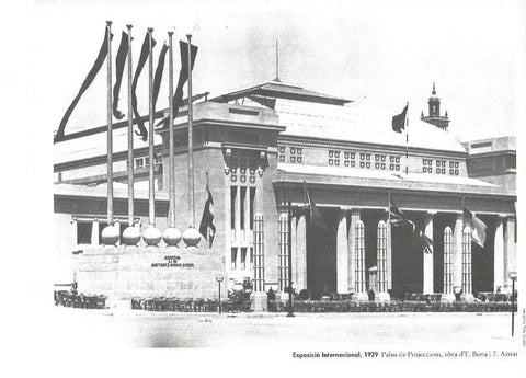 LAMINA V02406: Exposicio Internacional 1929. Palacio de Proyecciones por E. Bona y F. Aznar