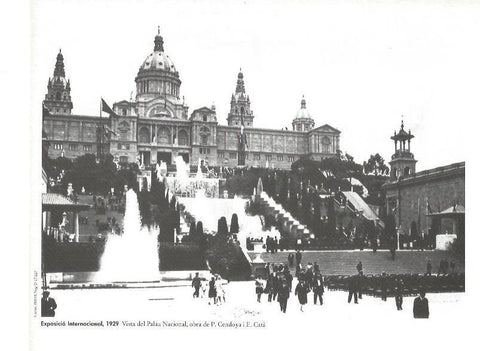 LAMINA V02405: Exposicio Internacional 1929. Vista Palau Nacional por P. Cendoya y E. Cata