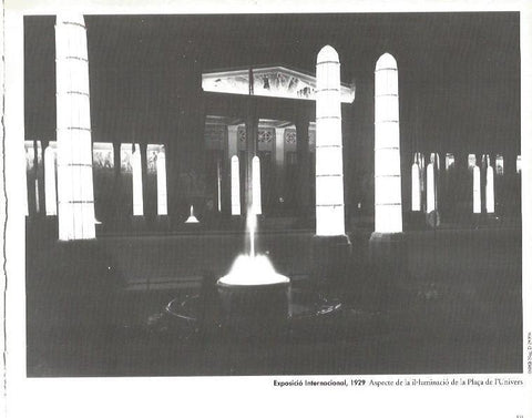 LAMINA V02399: Exposicio Internacional 1929. Iluminacion de la Plaça Univers
