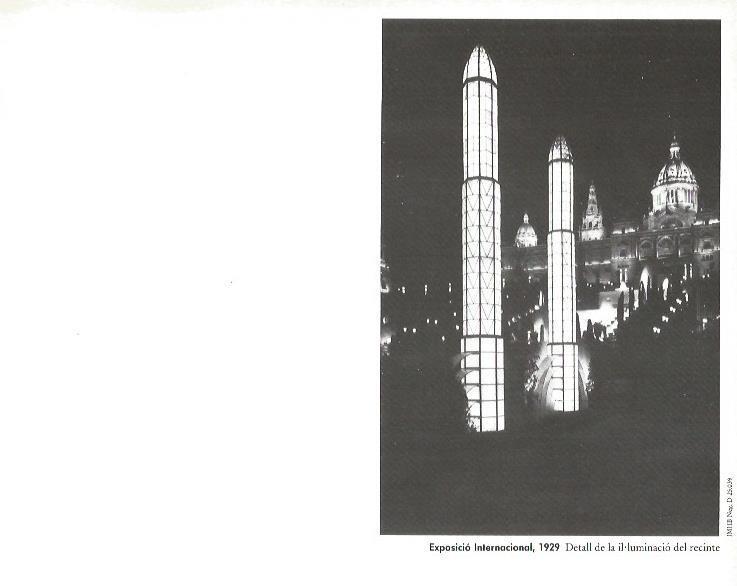 LAMINA V02400: Exposicio Internacional 1929. Iluminacion del recinto