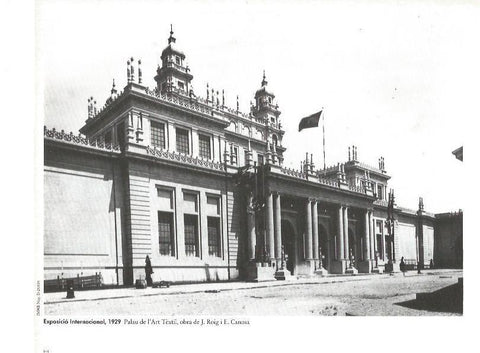 LAMINA V02403: Exposicio Internacional 1929. Palacio del Arte Textil por J. Roig y E. Canosa