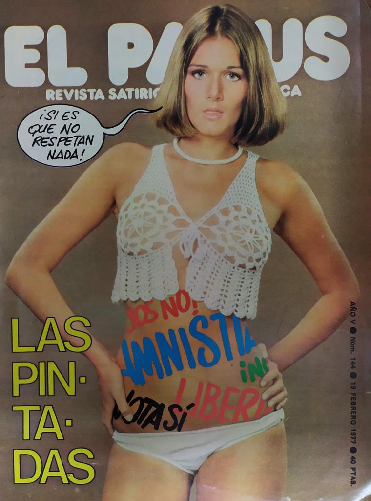 Revista: EL PAPUS, Año V, Numero 144: Las pintadas (19 de febrero 1977)
